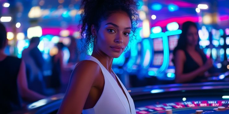 Tampilan meja roulette live tso777 dengan dealer dan pemain